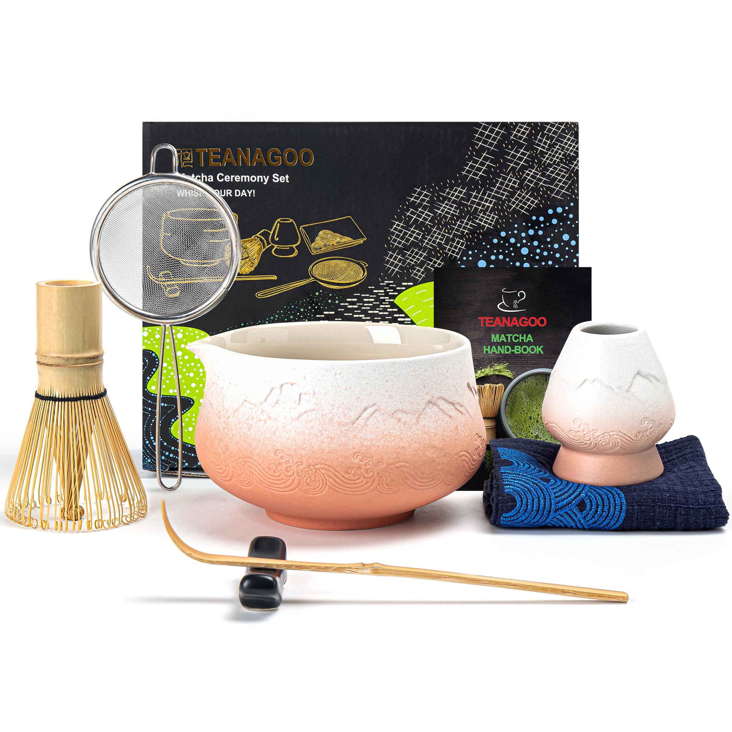 Foto 1 | Set De Batidores De Matcha Japoneses Teanagoo (7 Unidades), Degradado - Venta Internacional.