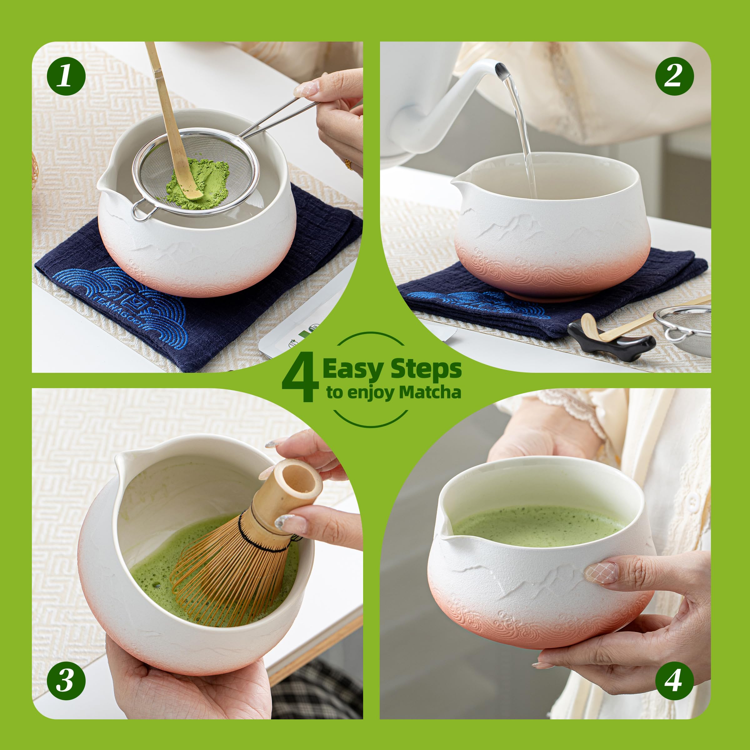Foto 8 pulgar | Set De Batidores De Matcha Japoneses Teanagoo (7 Unidades), Degradado - Venta Internacional.