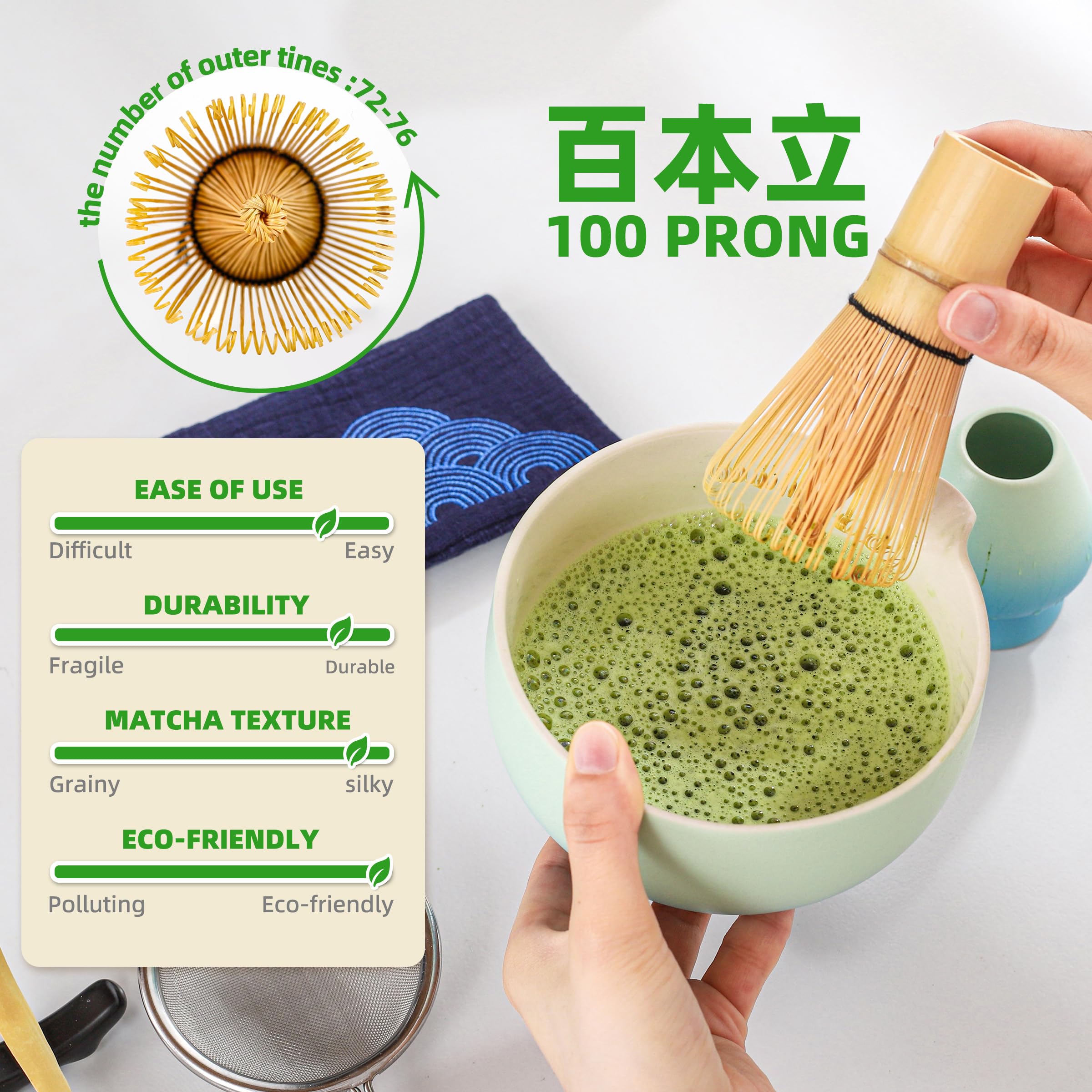 Foto 5 pulgar | Set De Batidores Para Matcha Teanagoo Blue Con Cuenco De 510 Ml  Batidor Y Cuchara - Venta Internacional.
