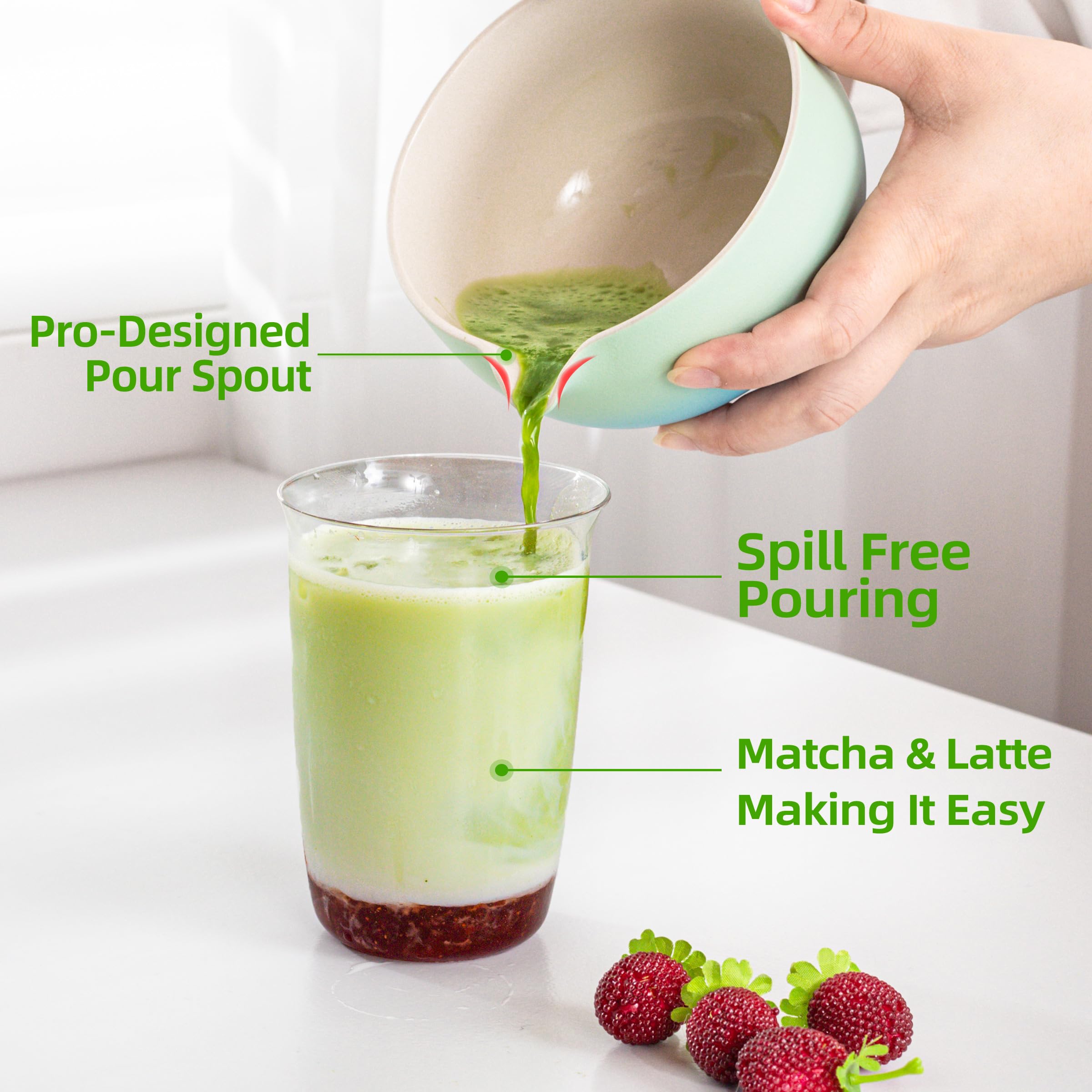 Foto 6 pulgar | Set De Batidores Para Matcha Teanagoo Blue Con Cuenco De 510 Ml  Batidor Y Cuchara - Venta Internacional.