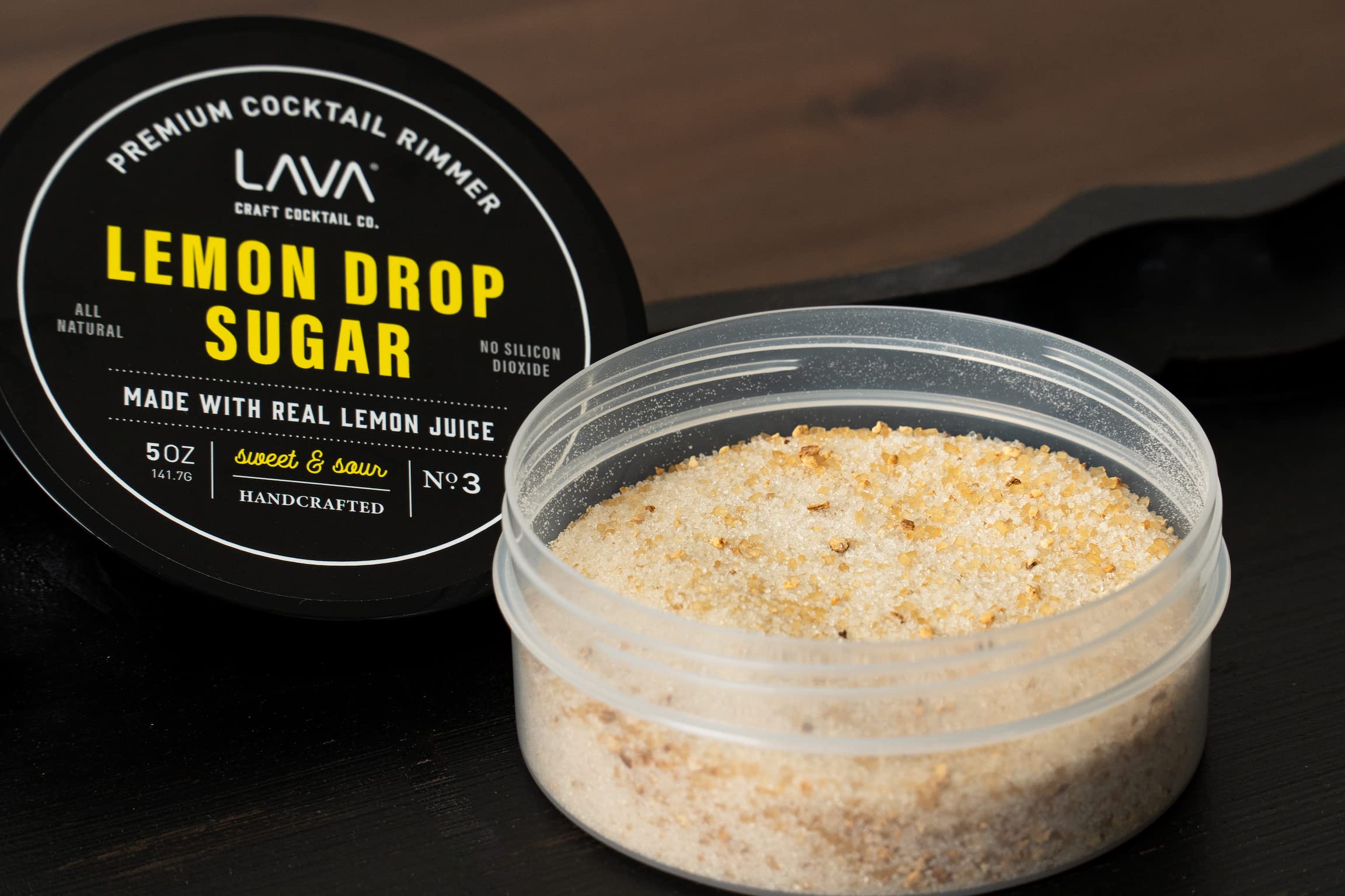 Foto 4 pulgar | Cocktail Rimmer Lava Premium Lemon Drop Sugar 150 Ml - Venta Internacional.