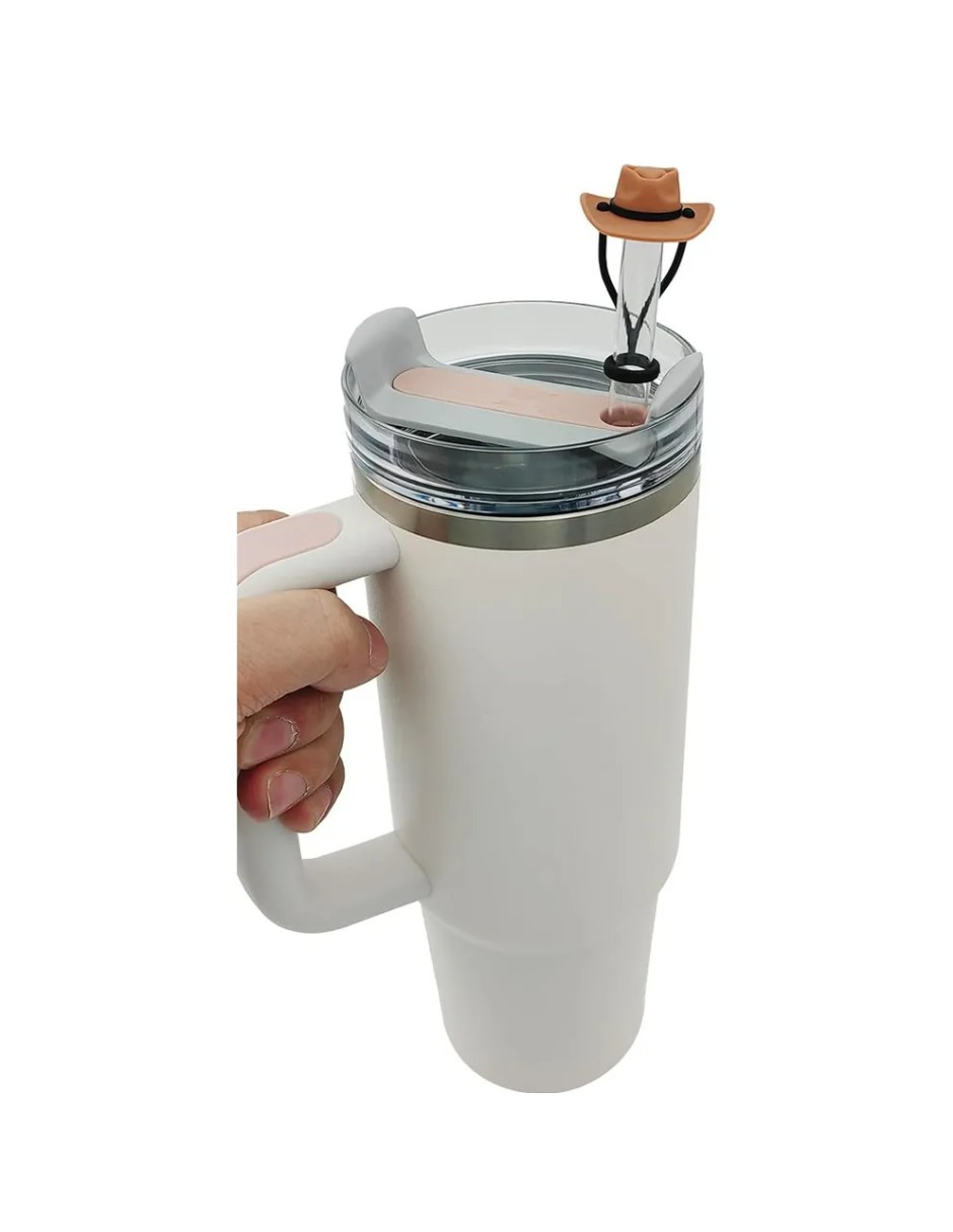 Foto 4 pulgar | Tapas De Vaquero Para Popotes De Silicona 4p