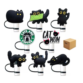 Foto 1 | Tapas De Silicona Reutilizables Lab.g Para Popotes De Gato Color Negro