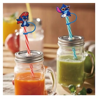 Foto 5 | Tapa Para Popote Desechables Biodegradables De Stitch 11pcs Lab.g Azul