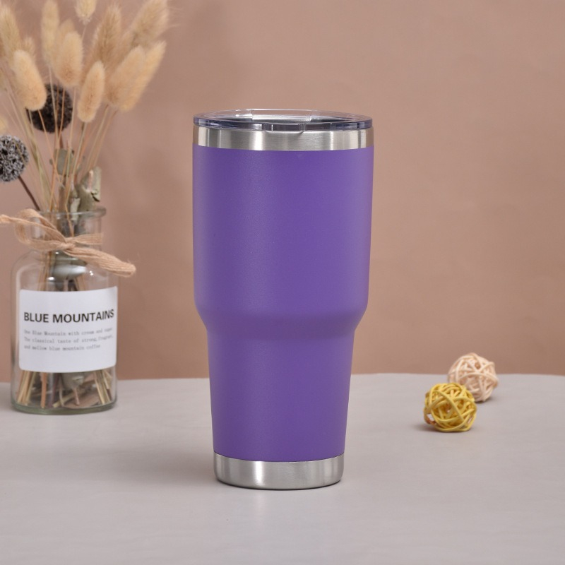 Foto 4 pulgar | Vaso Térmico Portátil De 30oz Acero Inoxidable Purpura