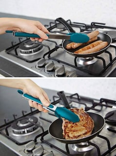Foto 4 | Venta Internacional- Pinzas de Cocina Jieyou de Silicona con Acero Inoxidable de 23 y 30 cm