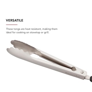 Foto 5 | Pinzas Kitchenaid De Acero Inoxidable Con Bordes Festoneados, 18 Cm X 23 Cm - Venta Internacional.
