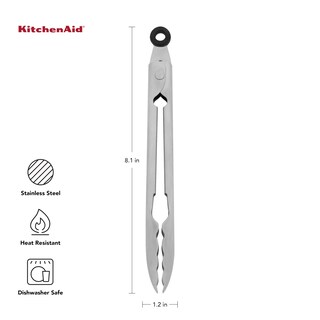 Foto 2 | Pinzas Kitchenaid De Acero Inoxidable De 18 Cm - Venta Internacional.