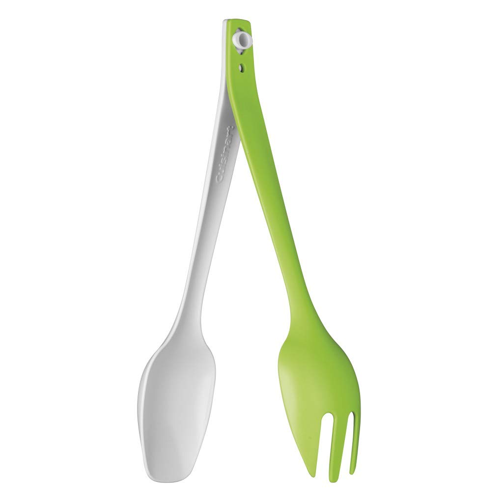 Foto 2 pulgar | Pinzas Para Ensalada Cuisinart Toss 'n Serve, Color Verde Y Blanco, Talla Única - Venta Internacional.