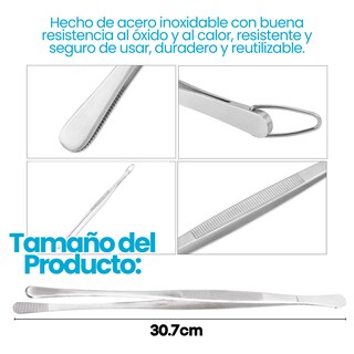 Foto 6 | 2pz Pinzas Precision Chef Emplatar Decoración Cocteleria