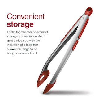Foto 6 | Pinzas Zyliss Cook N Serve De Silicona Y Acero Inoxidable, 33 Cm - Venta Internacional.