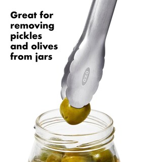 Foto 4 | Pinzas Oxo Good Grips De Acero Inoxidable Mini De 18 Cm, Paquete De 2 - Venta Internacional.