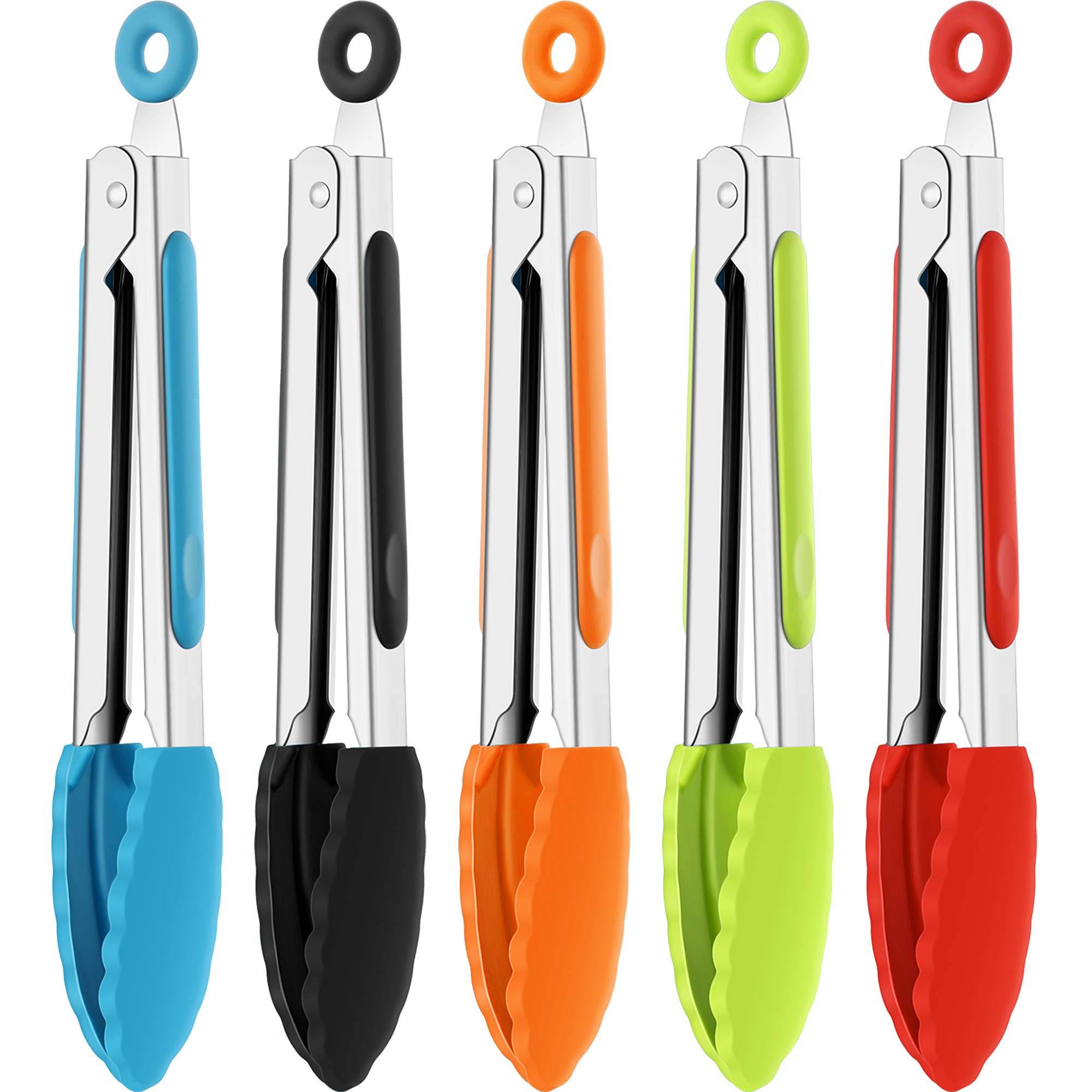 Foto 1 | Pinzas De Silicona Mudder Mini De 7 Pulgadas Para Ensaladas, Asar A La Parrilla Y Freír - Venta Internacional.