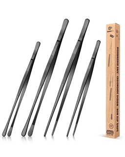 Foto 1 | Pinzas De Cocina Bundlepro, Finas, Largas, 30 Cm Y 25 Cm, Acero Inoxidable - Venta Internacional.