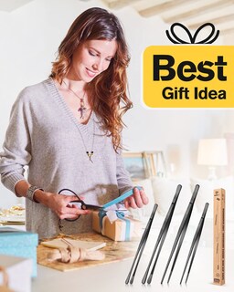 Foto 7 | Pinzas De Cocina Bundlepro, Finas, Largas, 30 Cm Y 25 Cm, Acero Inoxidable - Venta Internacional.