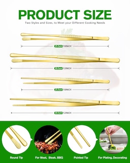 Foto 4 | Pinzas Para Pinzas Bundlepro, Finas, Largas, 30 Cm Y 25 Cm, Acero Inoxidable - Venta Internacional.
