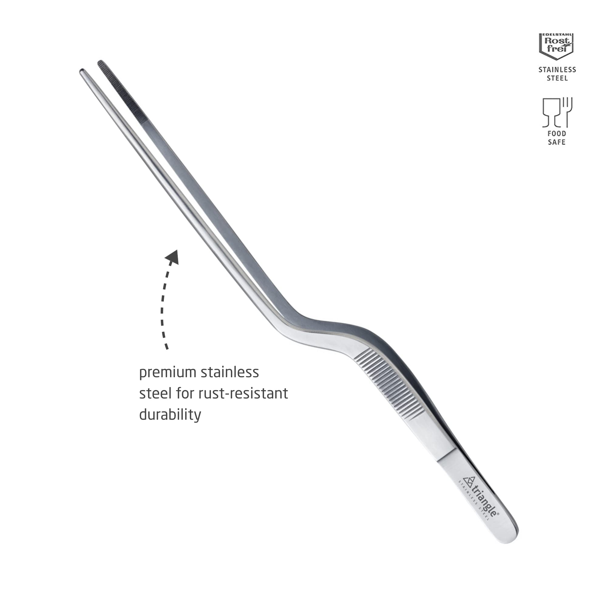 Foto 3 pulgar | Pinzas Triangulares De Acero Inoxidable Con Doble Manivela  20 Cm - Venta Internacional.