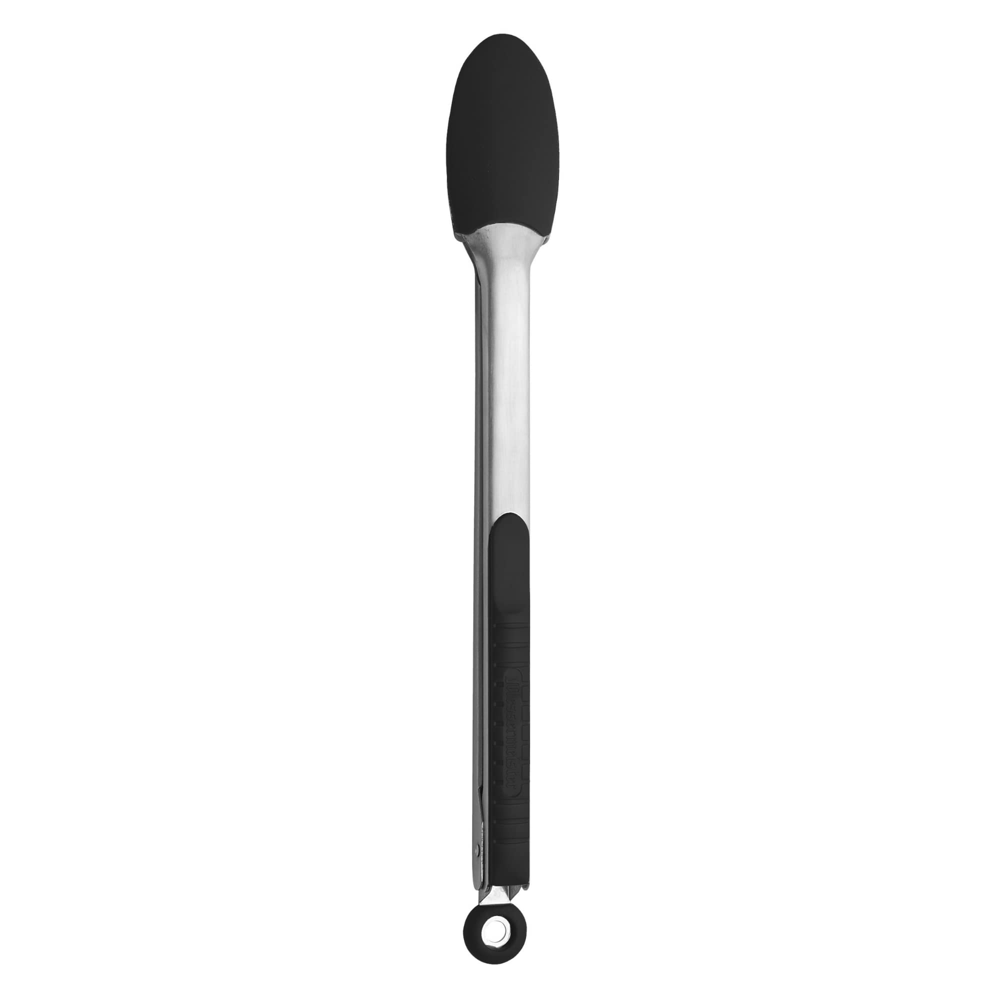 Foto 2 pulgar | Pinzas De Bloqueo Messermeister Con Revestimiento De Silicona  30 Cm  Color Negro - Venta Internacional.