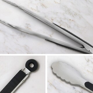 Foto 4 | Pinzas De Cierre Messermeister De Acero Inoxidable De 23 Cm Con Empuñadura De Silicona - Venta Internacional.