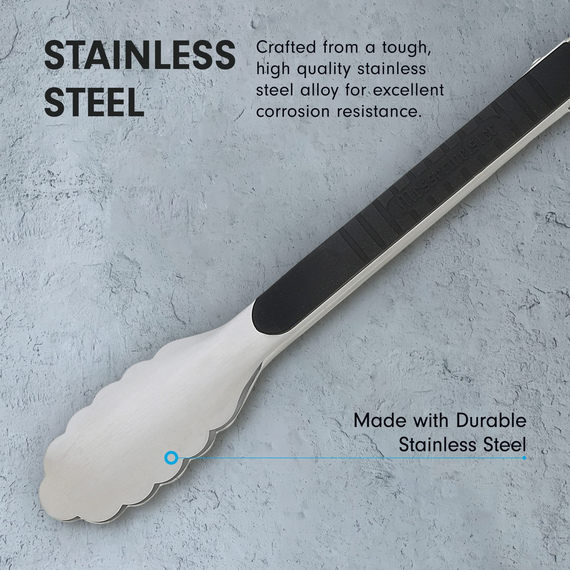 Foto 5 | Pinzas De Cierre Messermeister De Acero Inoxidable De 23 Cm Con Empuñadura De Silicona - Venta Internacional.