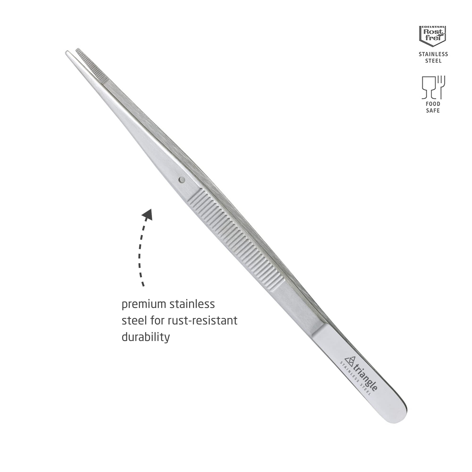 Foto 3 pulgar | Pinzas Triangulares Para Barbacoa De Acero Inoxidable De 15 Cm - Venta Internacional.
