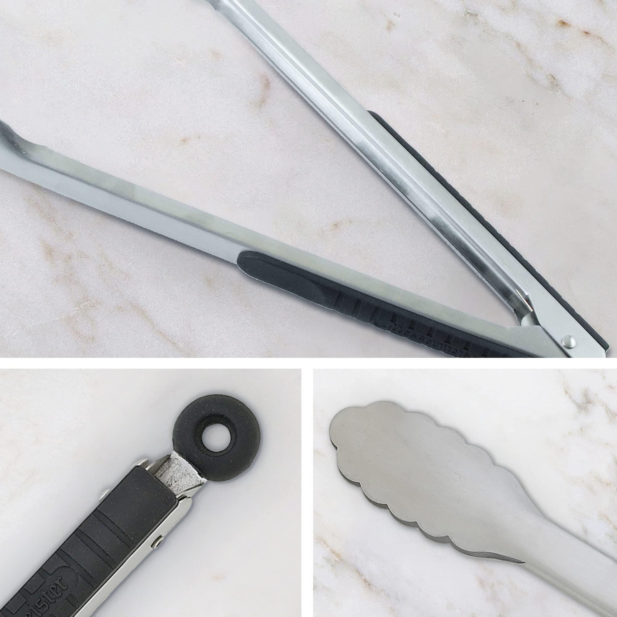 Foto 4 | Pinzas De Cierre Messermeister De Acero Inoxidable Para Lavavajillas De 30 Cm - Venta Internacional.