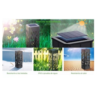 Foto 4 | Lámpara Solar Belug Impermeable para Jardín 6 Pzs