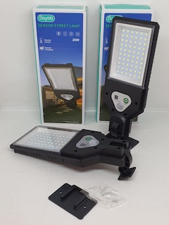Foto 5 | Lampara Solar Recargable 20w De Pared Con Sensor De Movimiento