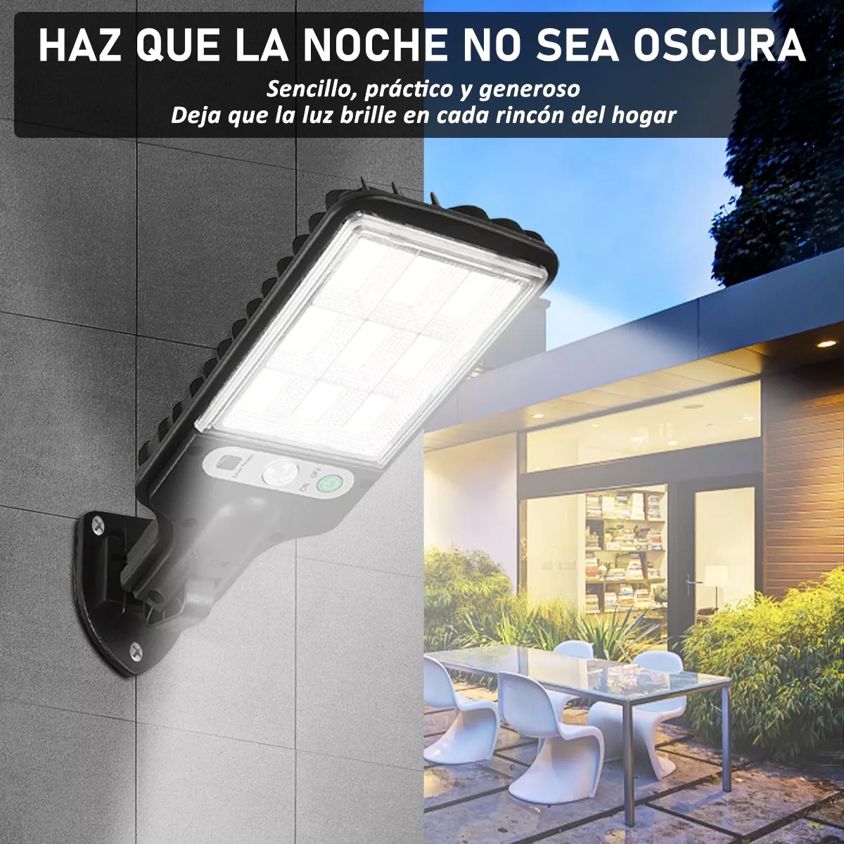 Foto 2 | Kit 4 Lámparas Solares Para Exterior Con 3 Modos De Luz Y Sensor De Movimiento