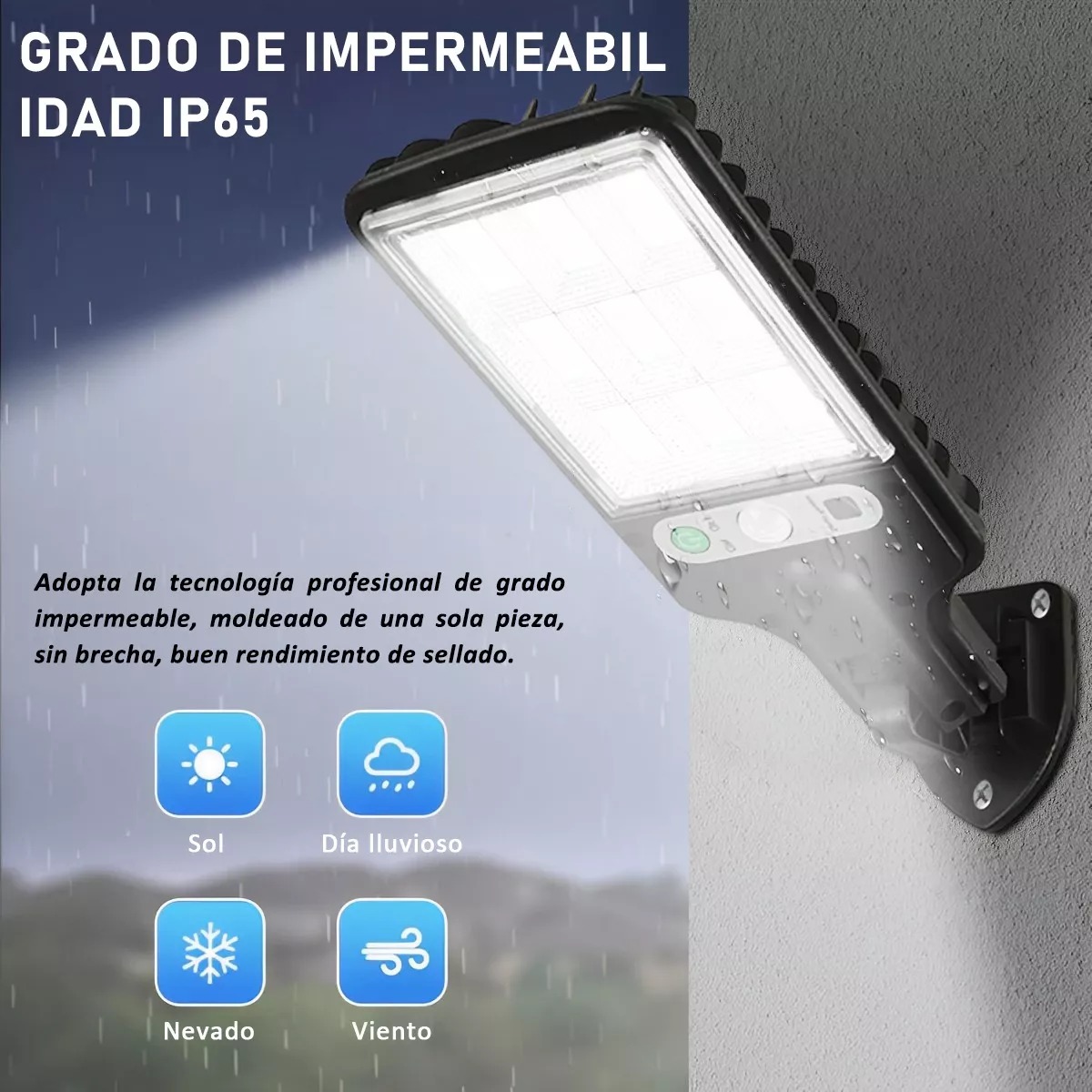 Foto 4 pulgar | Kit 4 Lámparas Solares Para Exterior Con 3 Modos De Luz Y Sensor De Movimiento