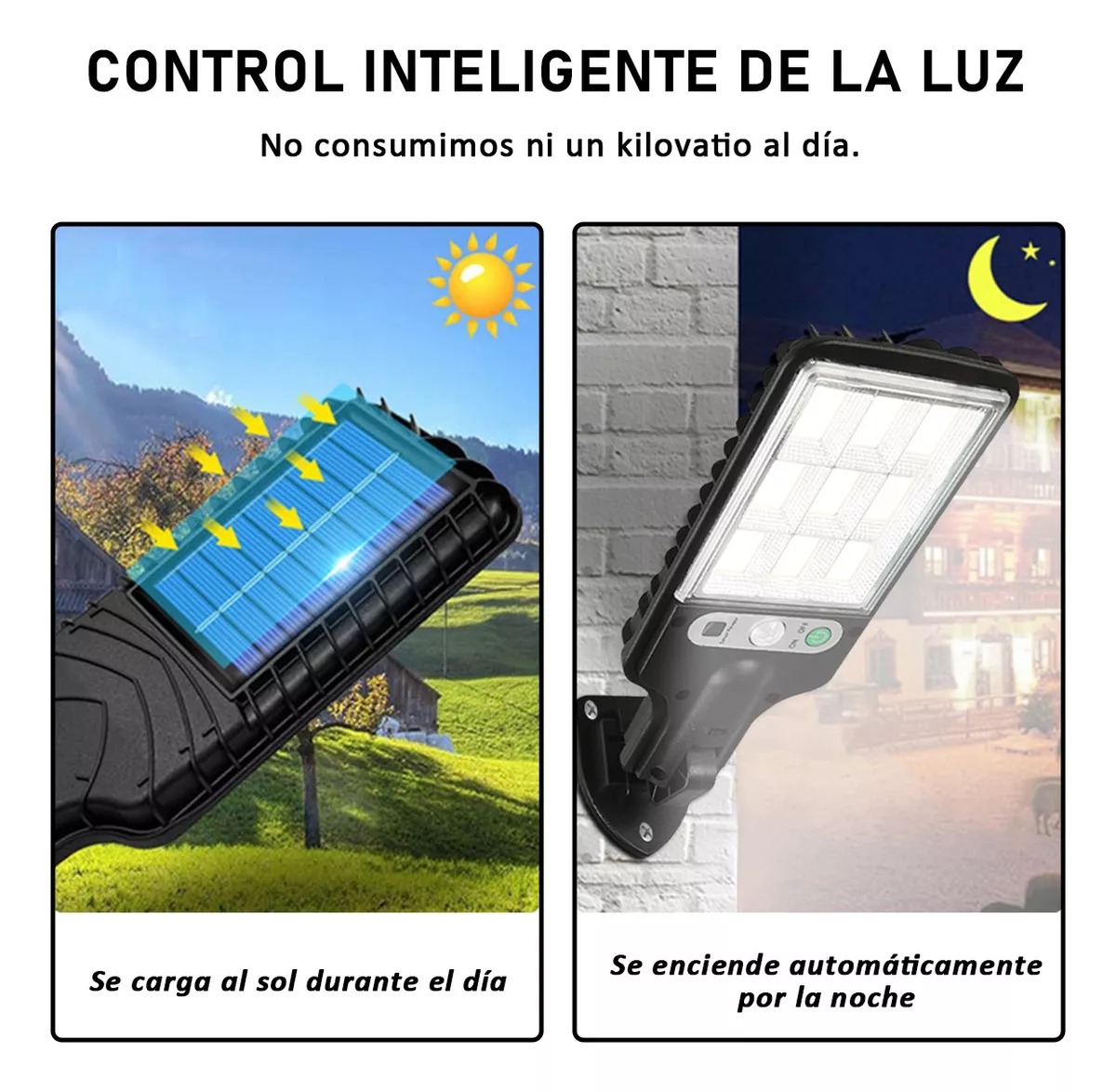 Foto 5 pulgar | Kit 4 Lámparas Solares Para Exterior Con 3 Modos De Luz Y Sensor De Movimiento