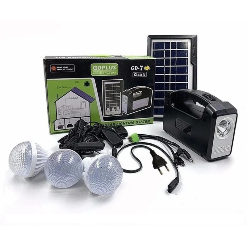 Foto 2 pulgar | Kit Solar Para Acampar Y Emergencias Gdplus Gd-8 - Venta Internacional.