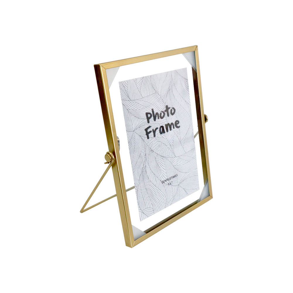 Foto 4 pulgar | Portarretratos Ilios Innova Metálico  15x15 cm Dorado