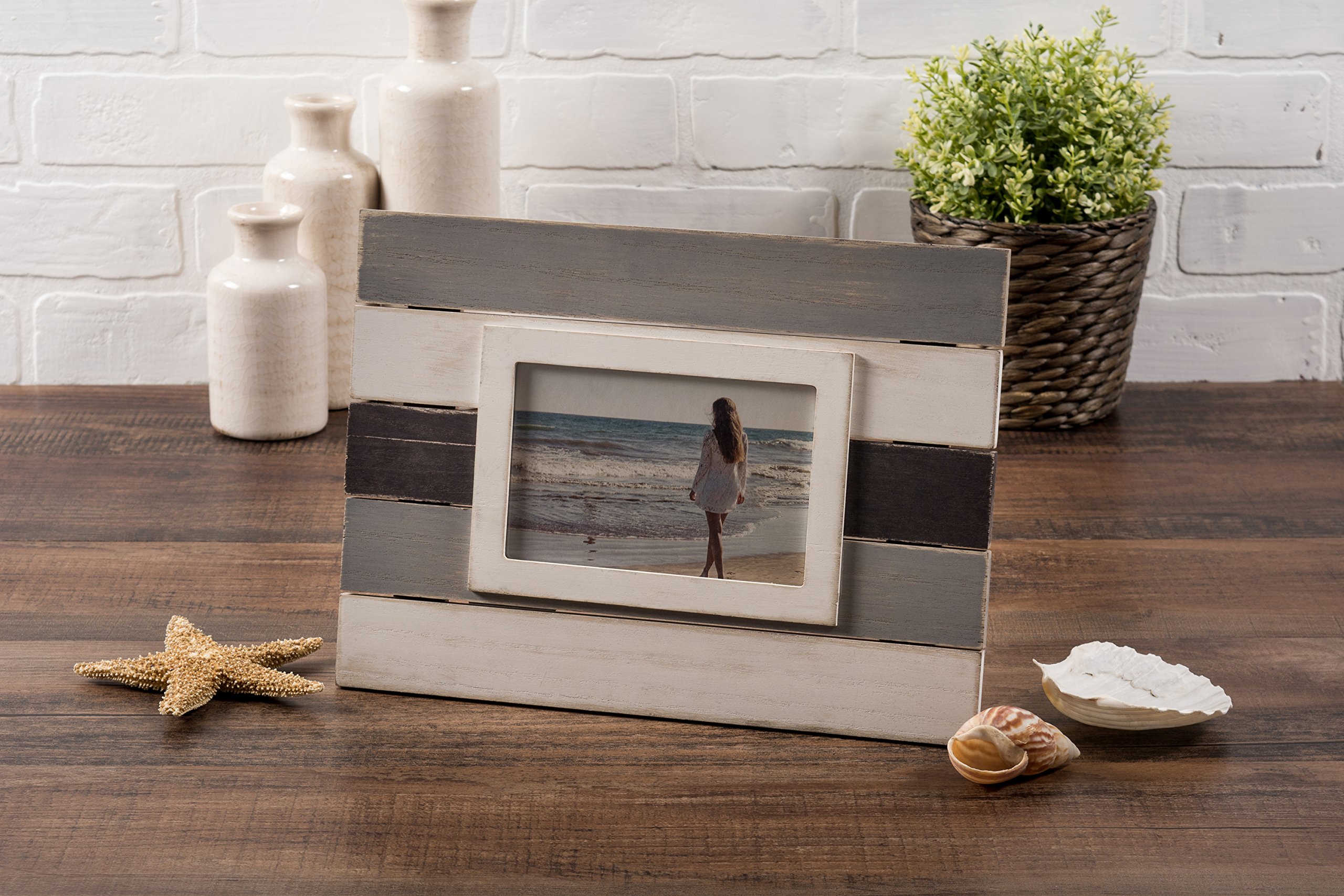 Foto 5 pulgar | Marco De Fotos Dii Z01768 Rustic Farmhouse Shiplap, 10 X 15 Cm - Venta Internacional.