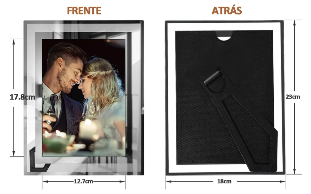 Foto 3 pulgar | Juego De 4 Marcos Xtellar De Vidrio Exquisitos De 5x7 Para Resaltar Tus Fotografías Y Arte