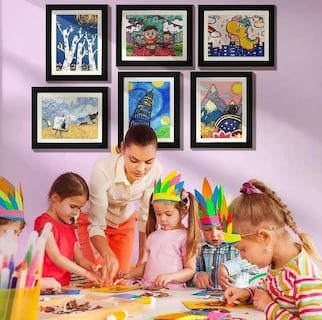 Foto 2 | Portaretratos Xtellar Para Niños Con Diseño Aspiracional A4 En Madera