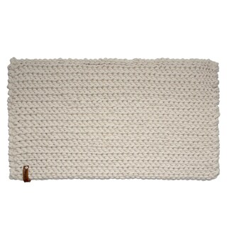 Foto 1 | Tapete InHome Crochet color Hueso Rectangular 50 X 80 CM