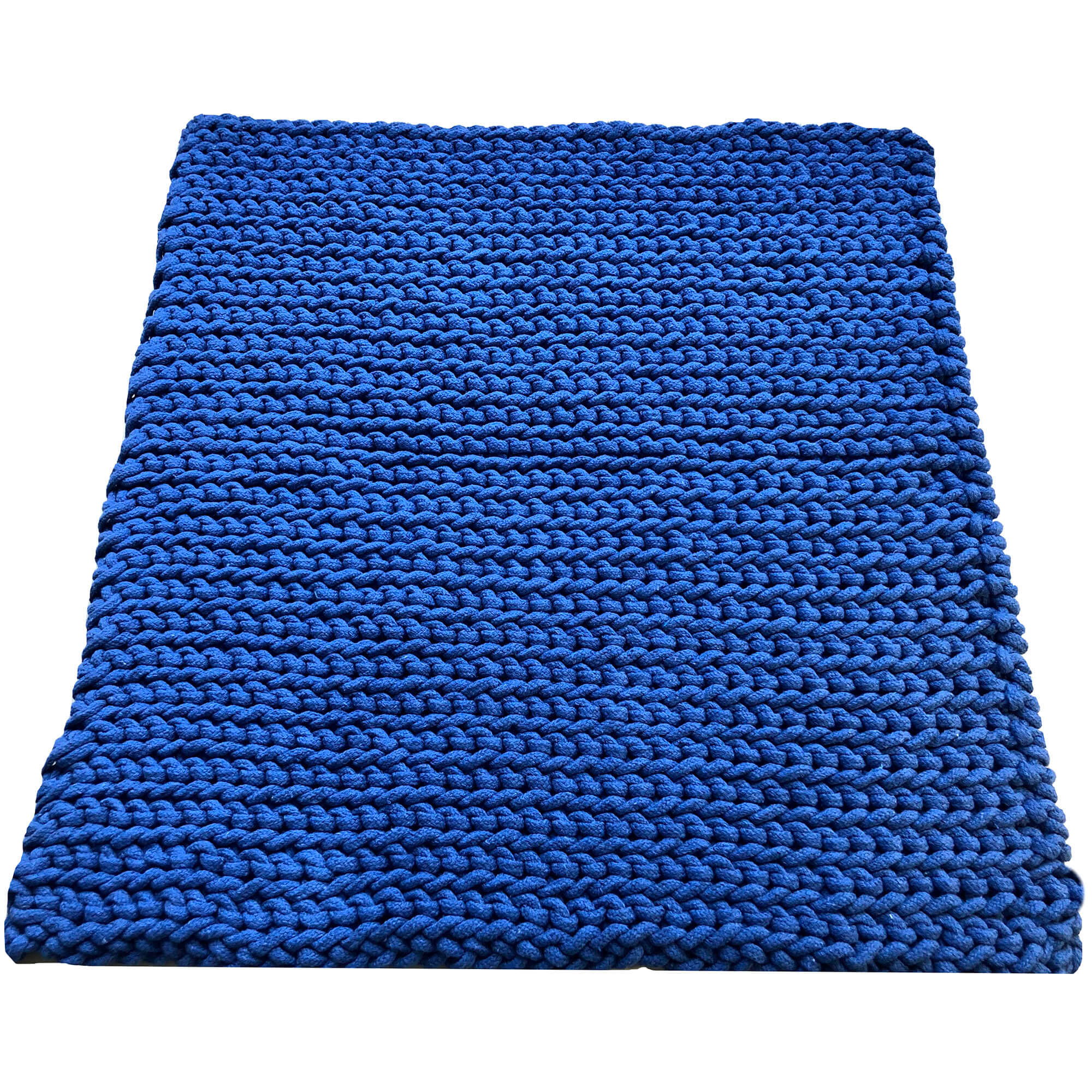 Foto 2 pulgar | Tapete Inhome Crochet color Azul 50 x 80 cm