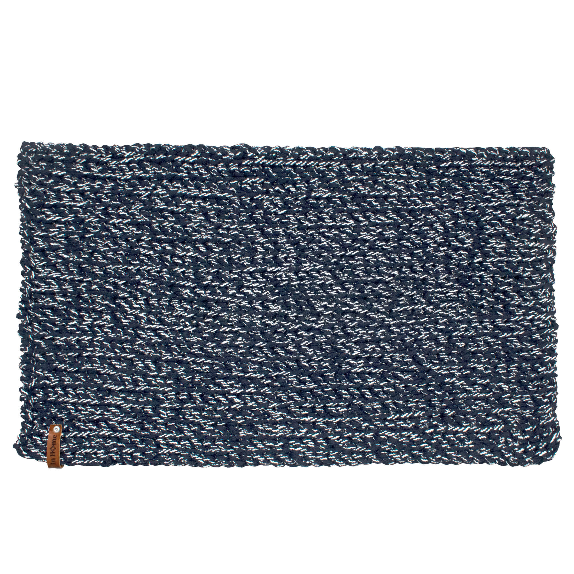 Tapete Inhome Crochet color Azul 50 x 80 cm