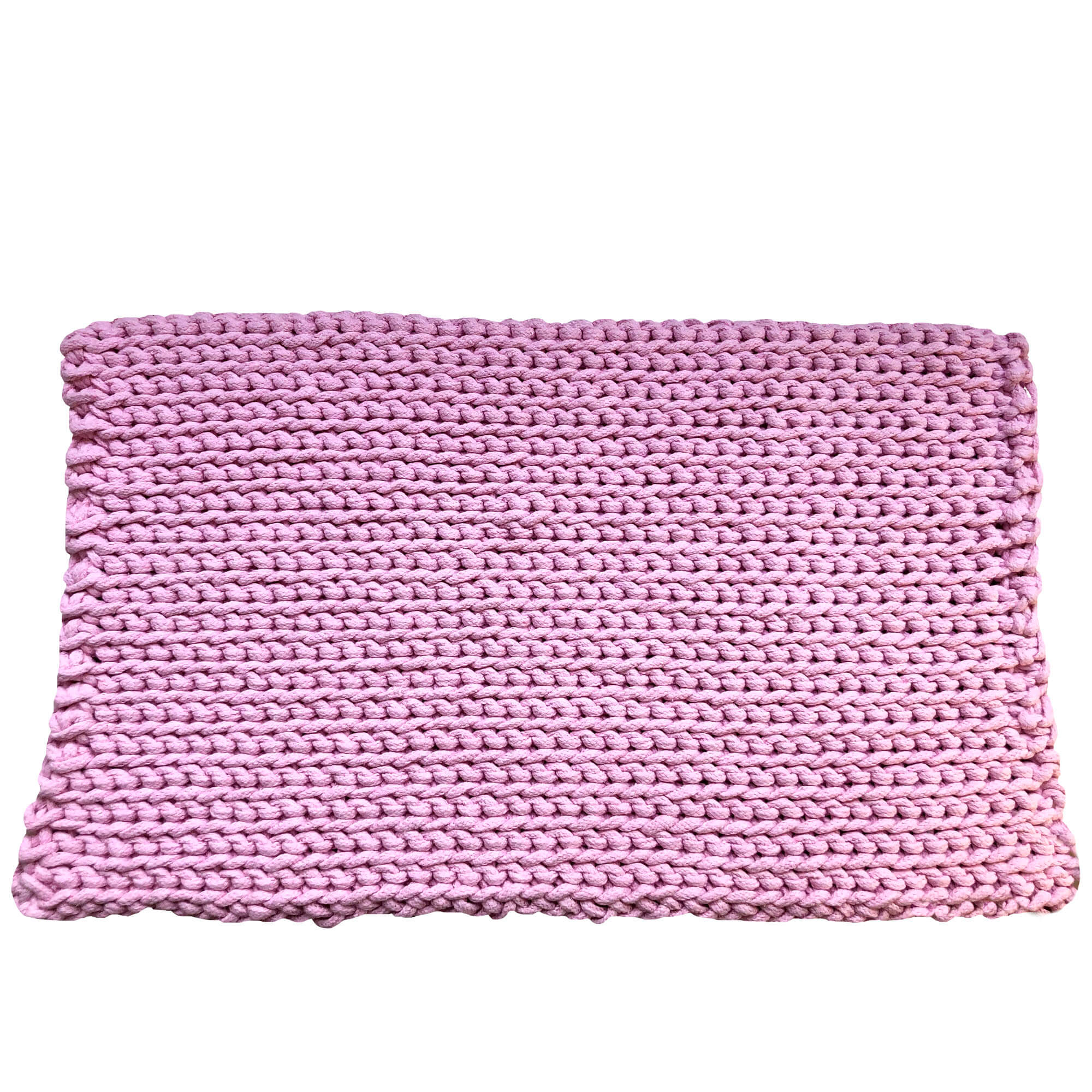 Foto 2 pulgar | Tapete Inhome Crochet color Rosa 50 x 80 cm