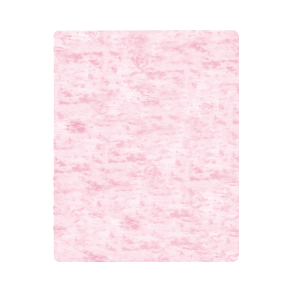 Alfombra Tapete Suave Linium 160 X 120 Cm Rosa Palo $648