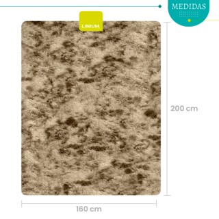 Foto 2 | Alfombra Tapete Linium Color Cafe Suave Premium