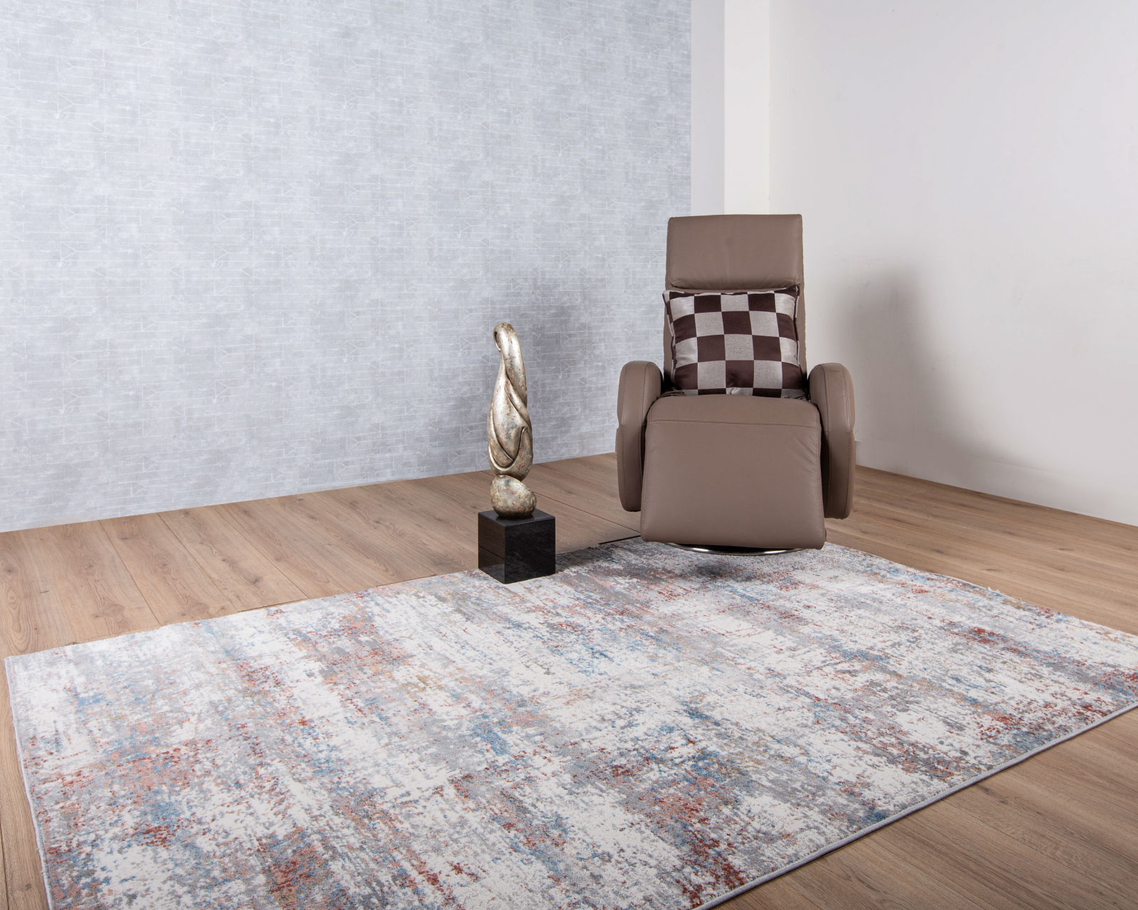Foto 5 | Tapete Lavin Nida Azul Crema 240 x 330 cm