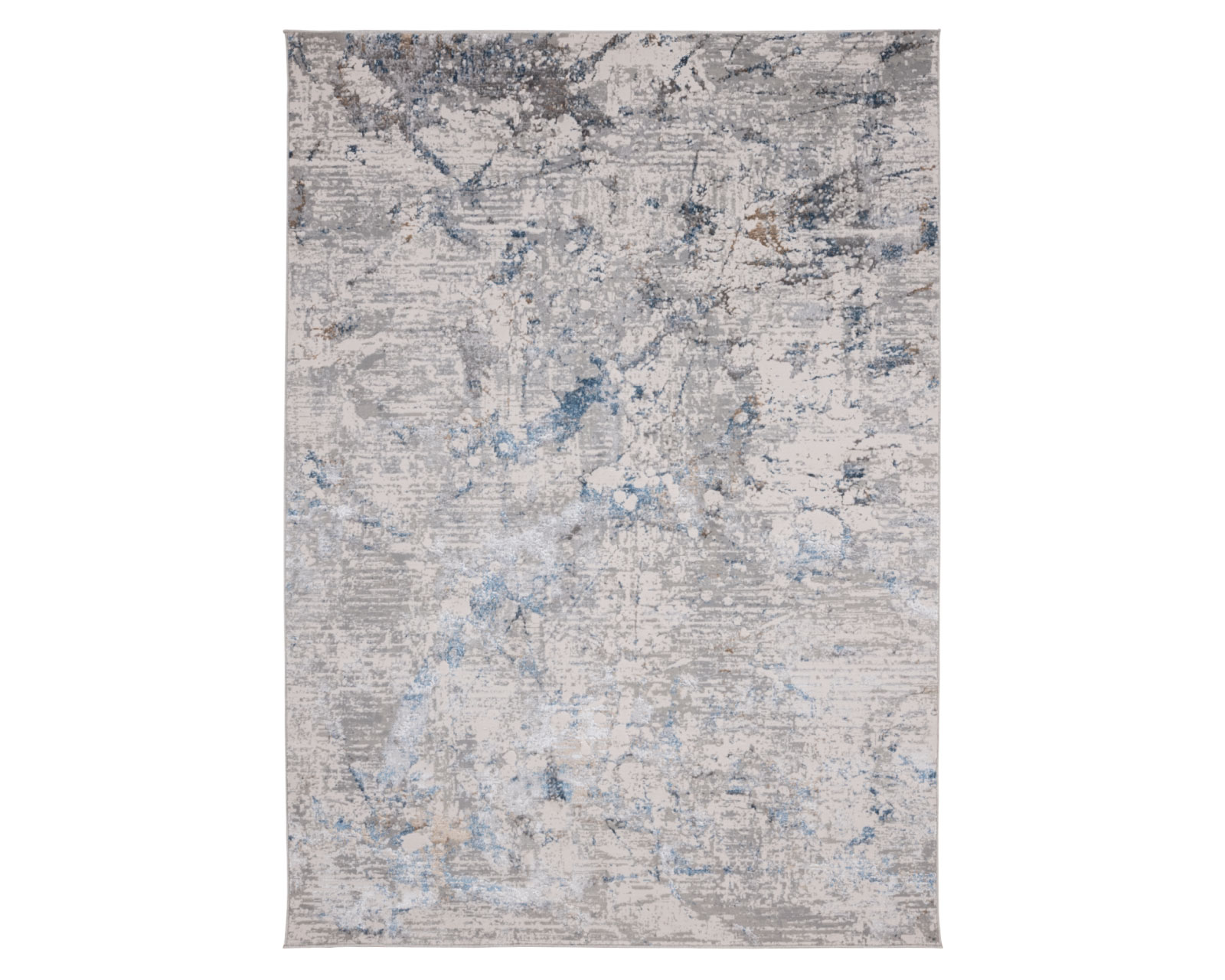 Tapete Alfombre Adara Crema Azul 200x290