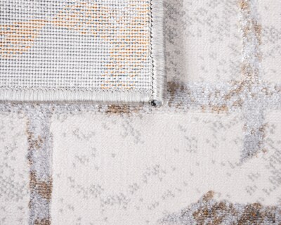 Foto 4 | Tapete Alfombra Adara Oro Gris Azul 200x290