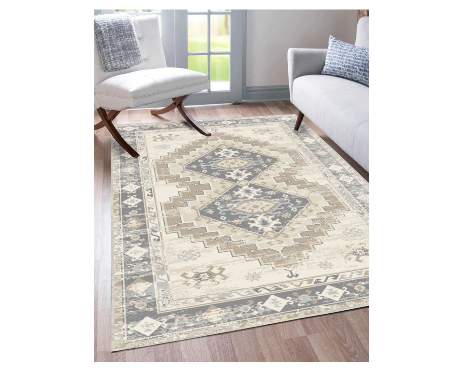 Foto 3 pulgar | Tapete Decorativo Houda Beige - 2 X 3
