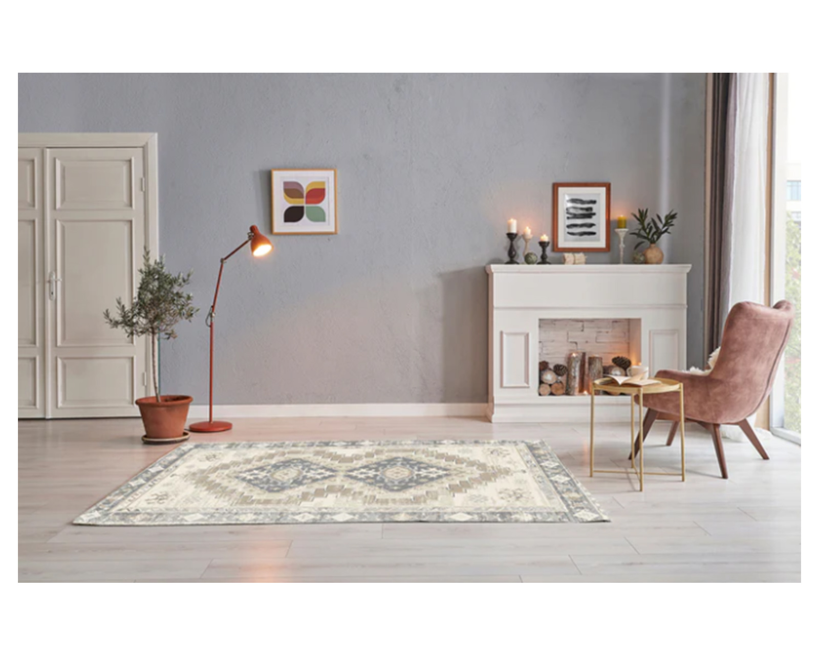 Foto 4 pulgar | Tapete Decorativo Houda Beige - 2 X 3