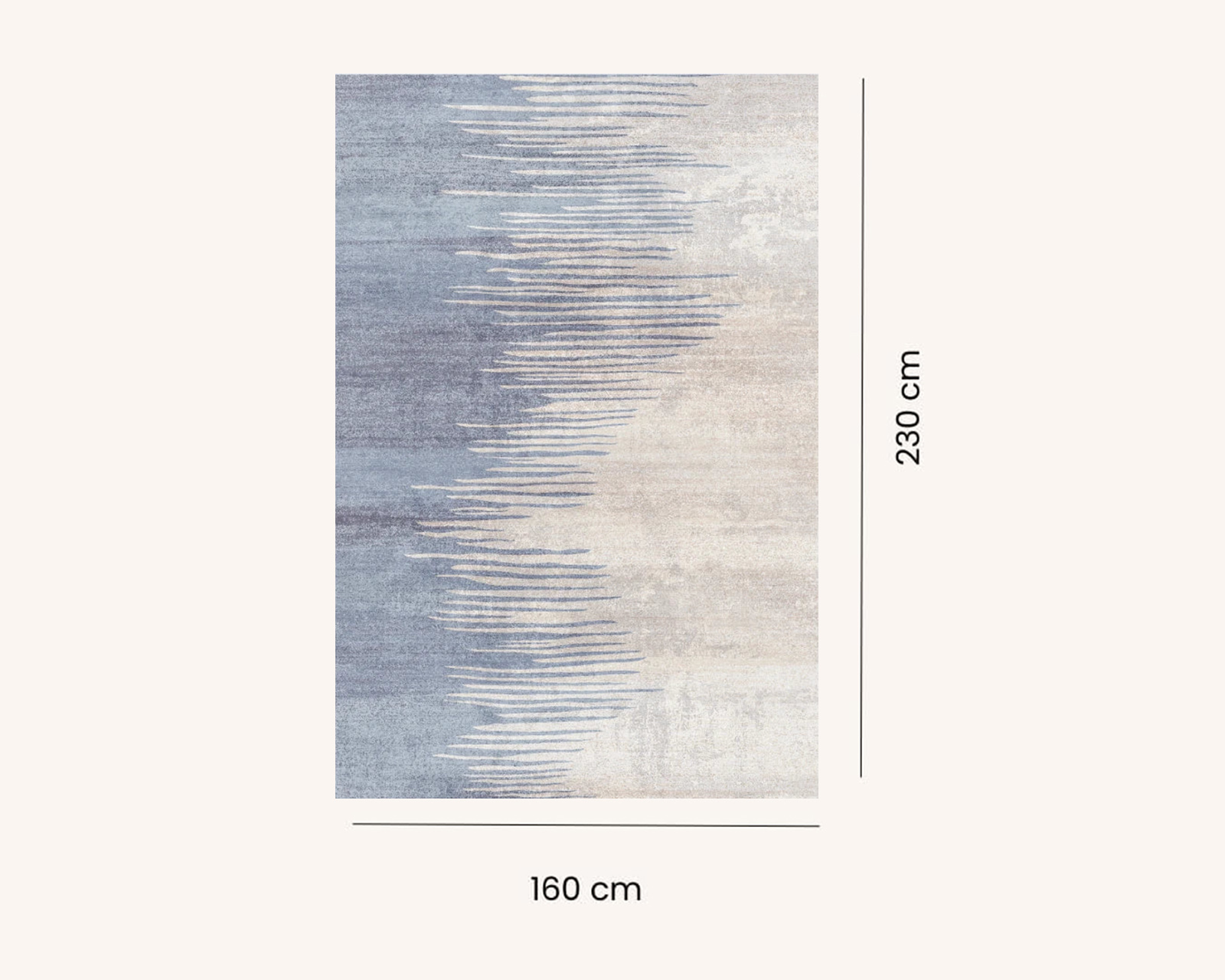 Foto 9 pulgar | Tapete Decorativo Saffron Looms Fergus Pewter 1.6 x 2.3 m