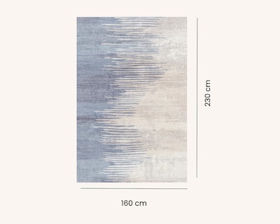 Foto 8 | Tapete Decorativo Saffron Looms Fergus Pewter 1.6 x 2.3 m