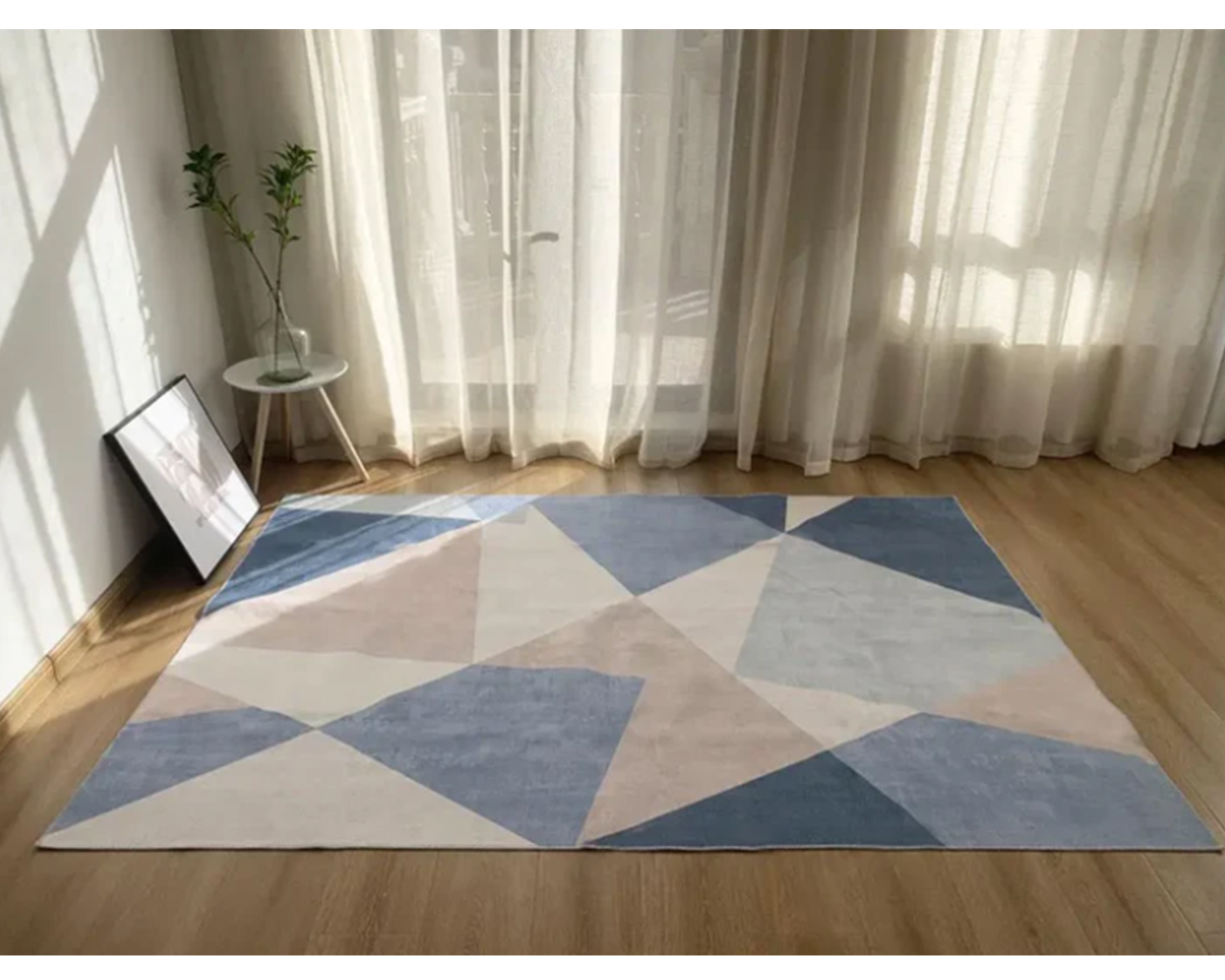 Foto 4 pulgar | Tapete Decorativo Triangle Multicolor - 2 X 3 M.
